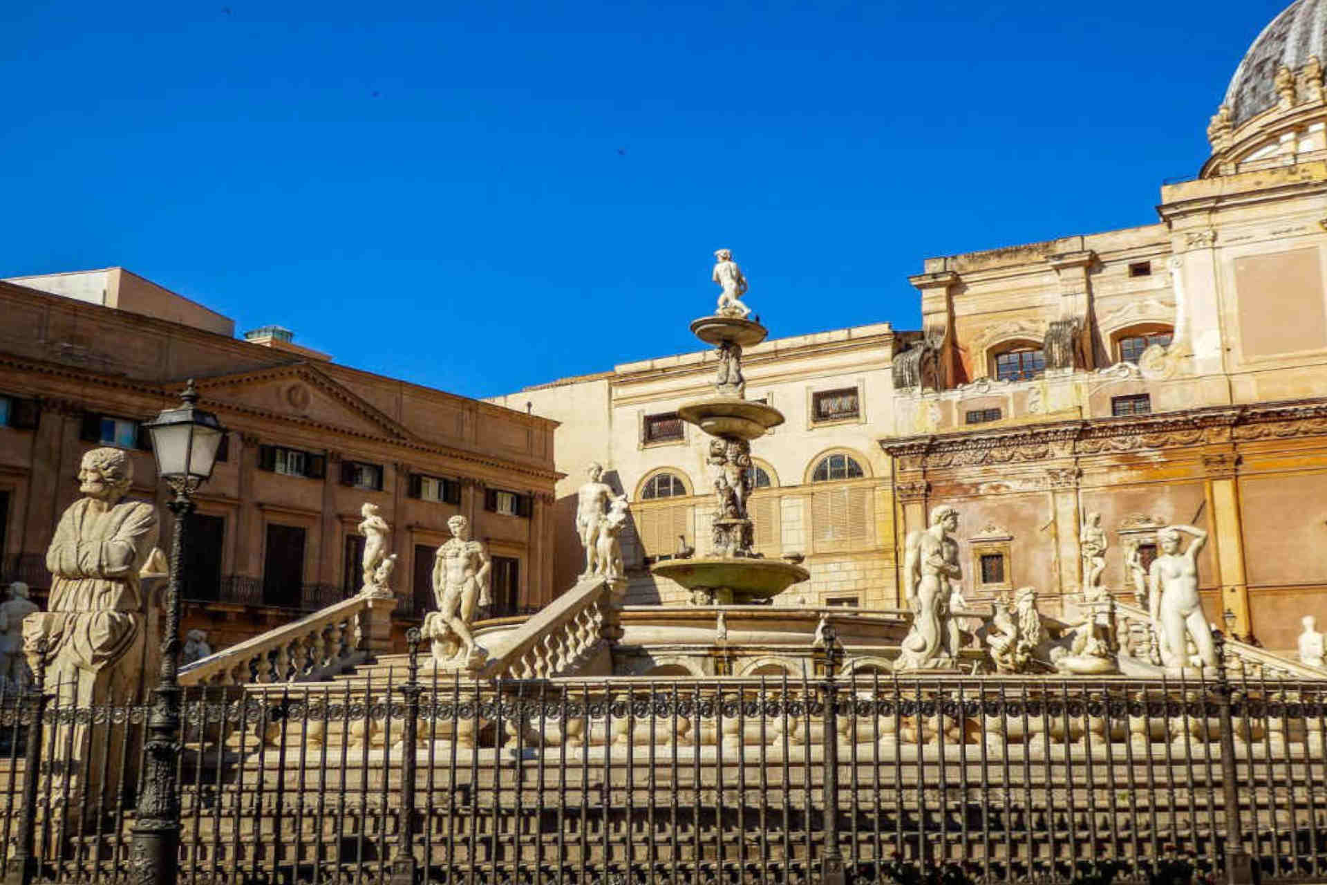 Vacanze a Palermo: fontana Pretoria