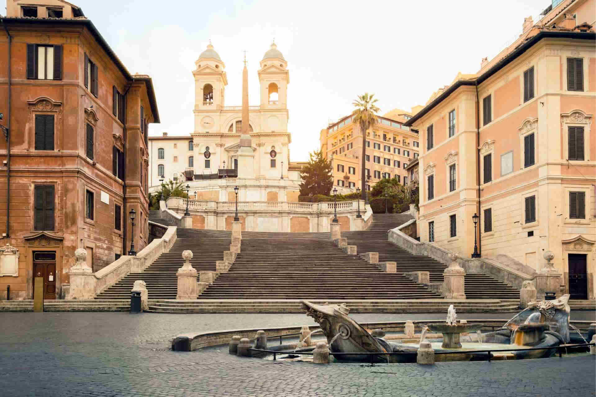 Passeggiata a Roma: Piazza di Spagna