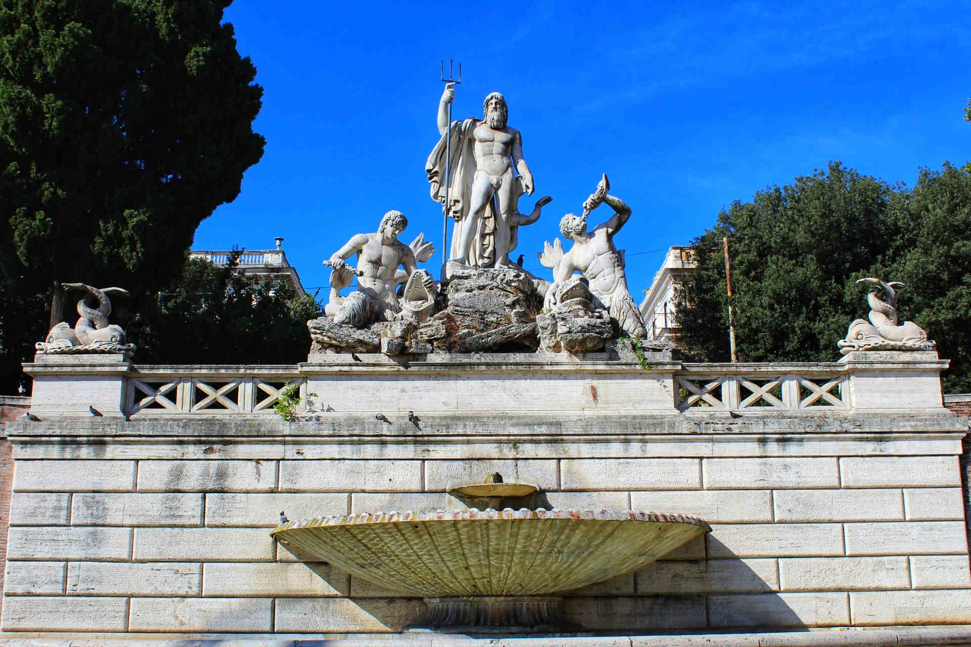 Cosa vedere Piazza del Popolo: Fontana del Nettuno