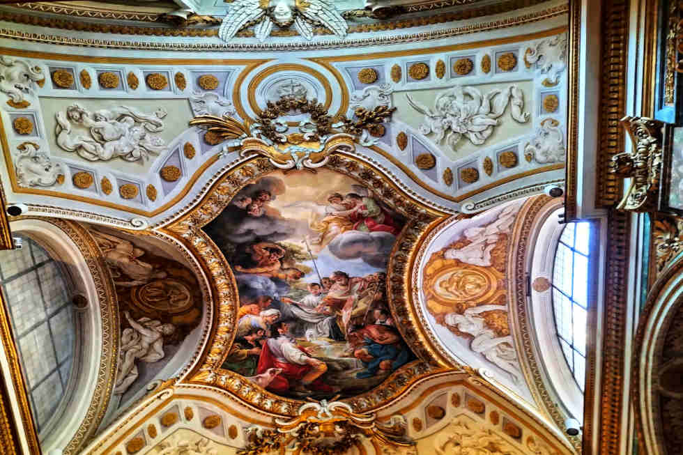 Soffitto chiesa San Nicola dei Lorenesi