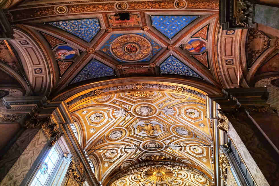 Soffitto chiesa Santa Maria dell'Anima