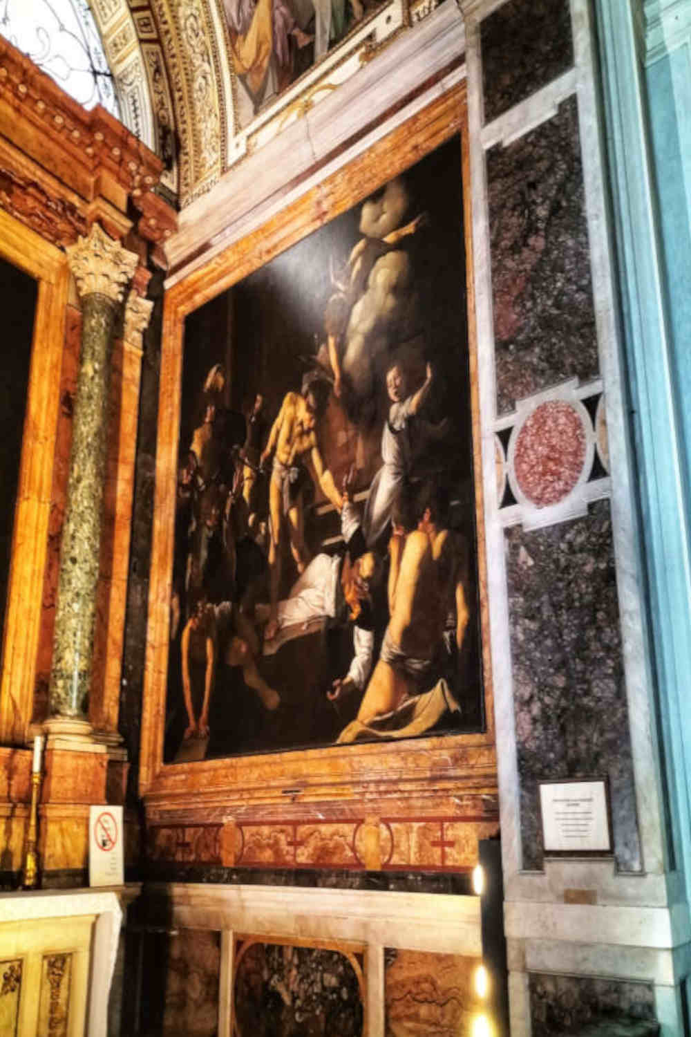 Chiesa san Luigi dei Francesi Roma: Martirio di San Matteo