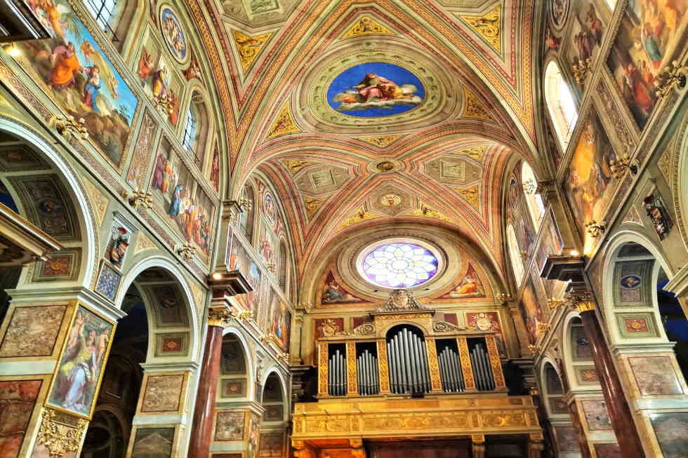 Affreschi Basilica di Sant'Agostino